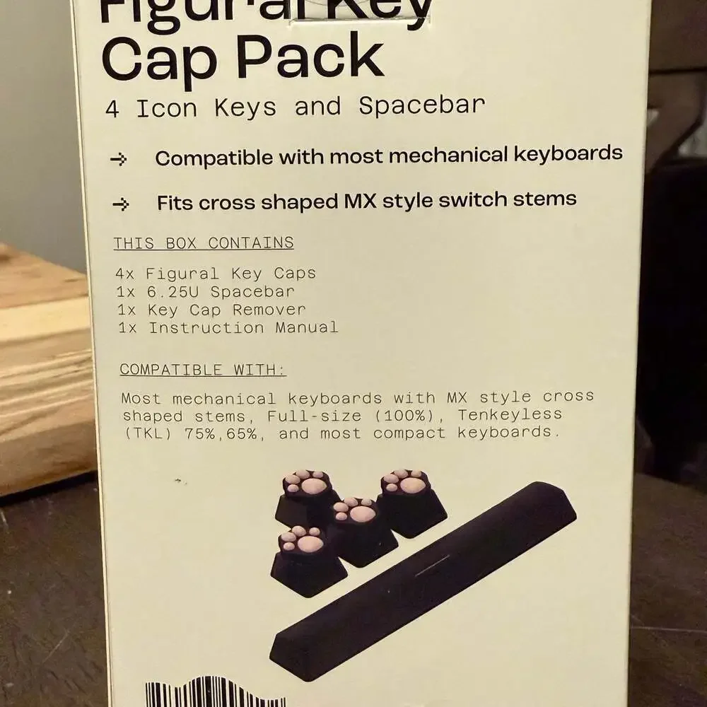 Lot Of 5 - North Figural Key Cap Pack